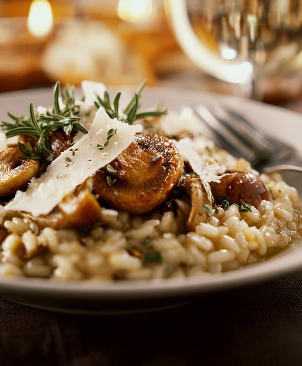 Steinpilzrisotto Parmesan