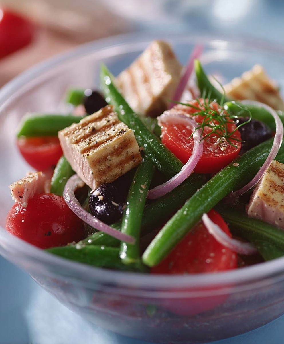 Thunfisch Bohnensalat einfach zubereiten