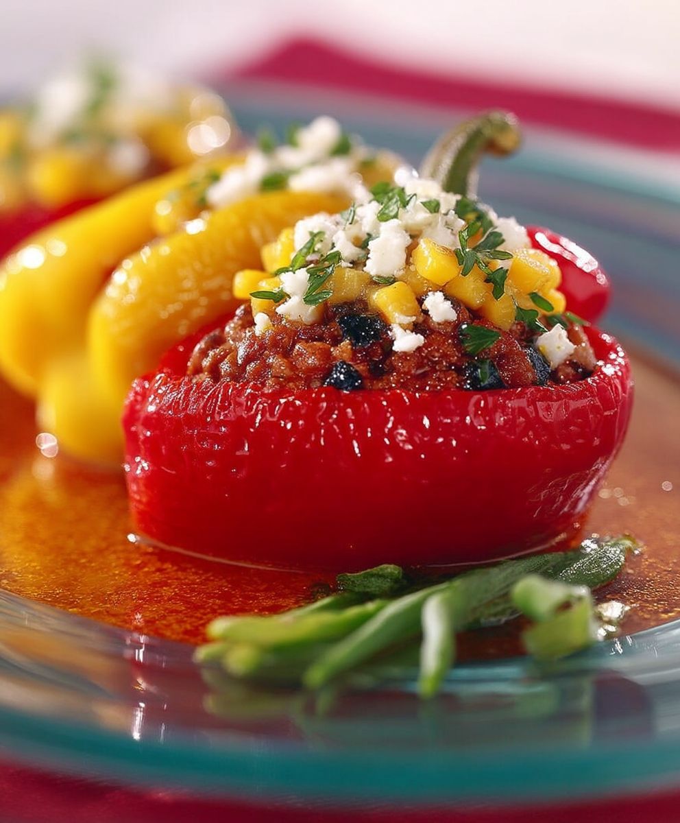Gefüllte Paprika Hackfleisch