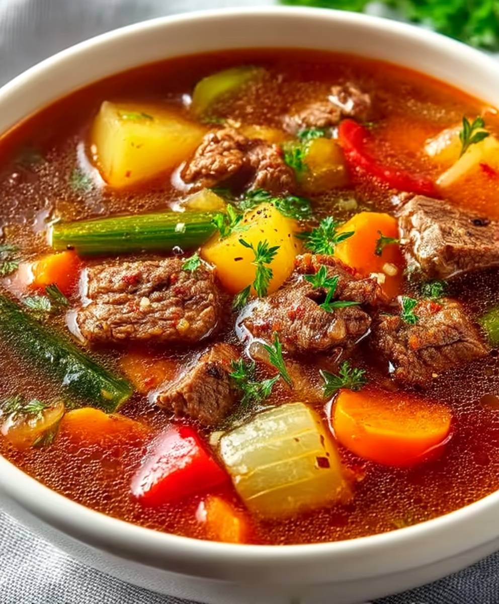 Cremige Hühnernudelsuppe einfach