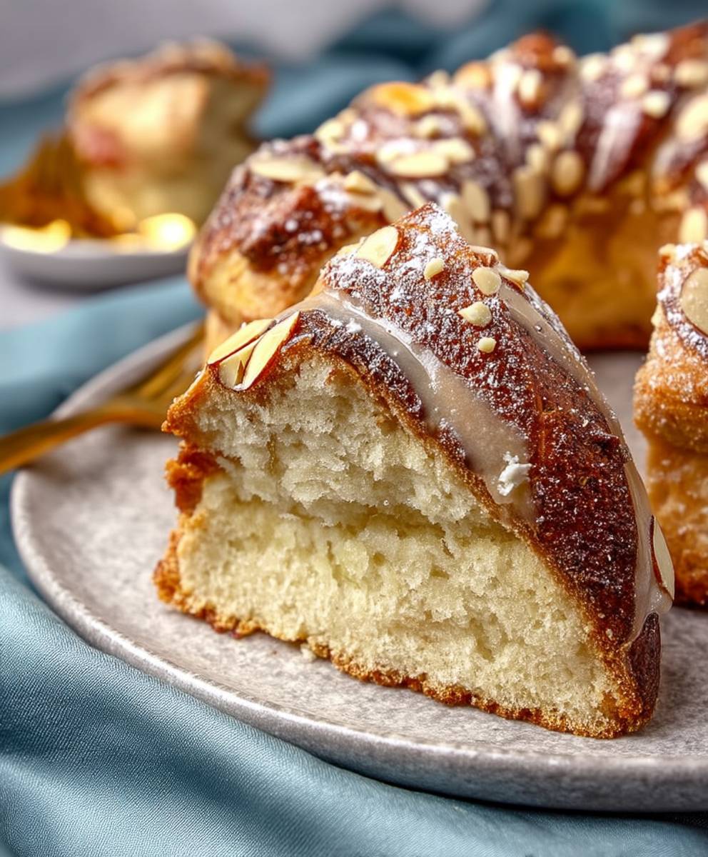 Mandel Marzipan Kranz Weihnachten
