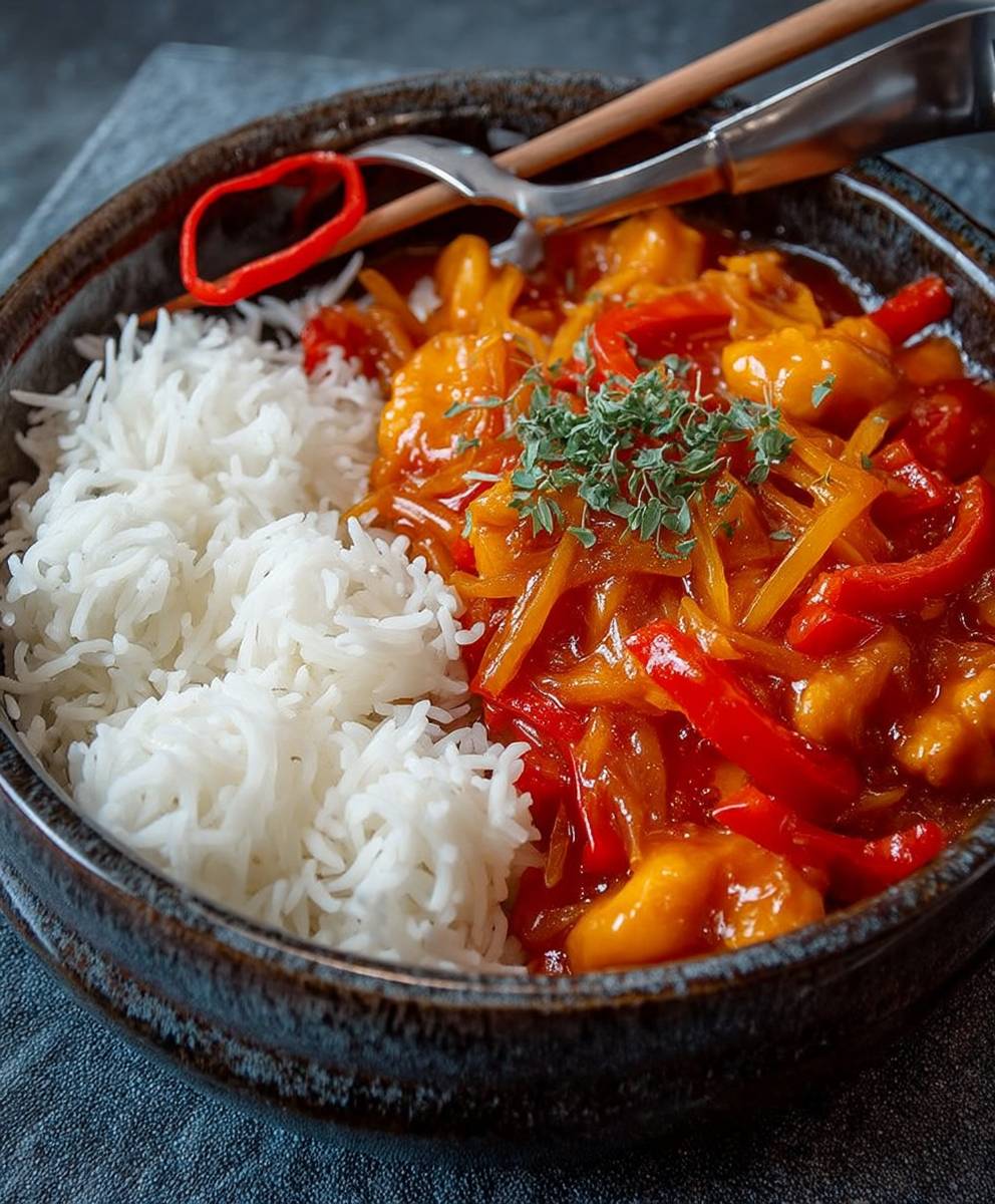 Hähnchen Süß Sauer selber kochen