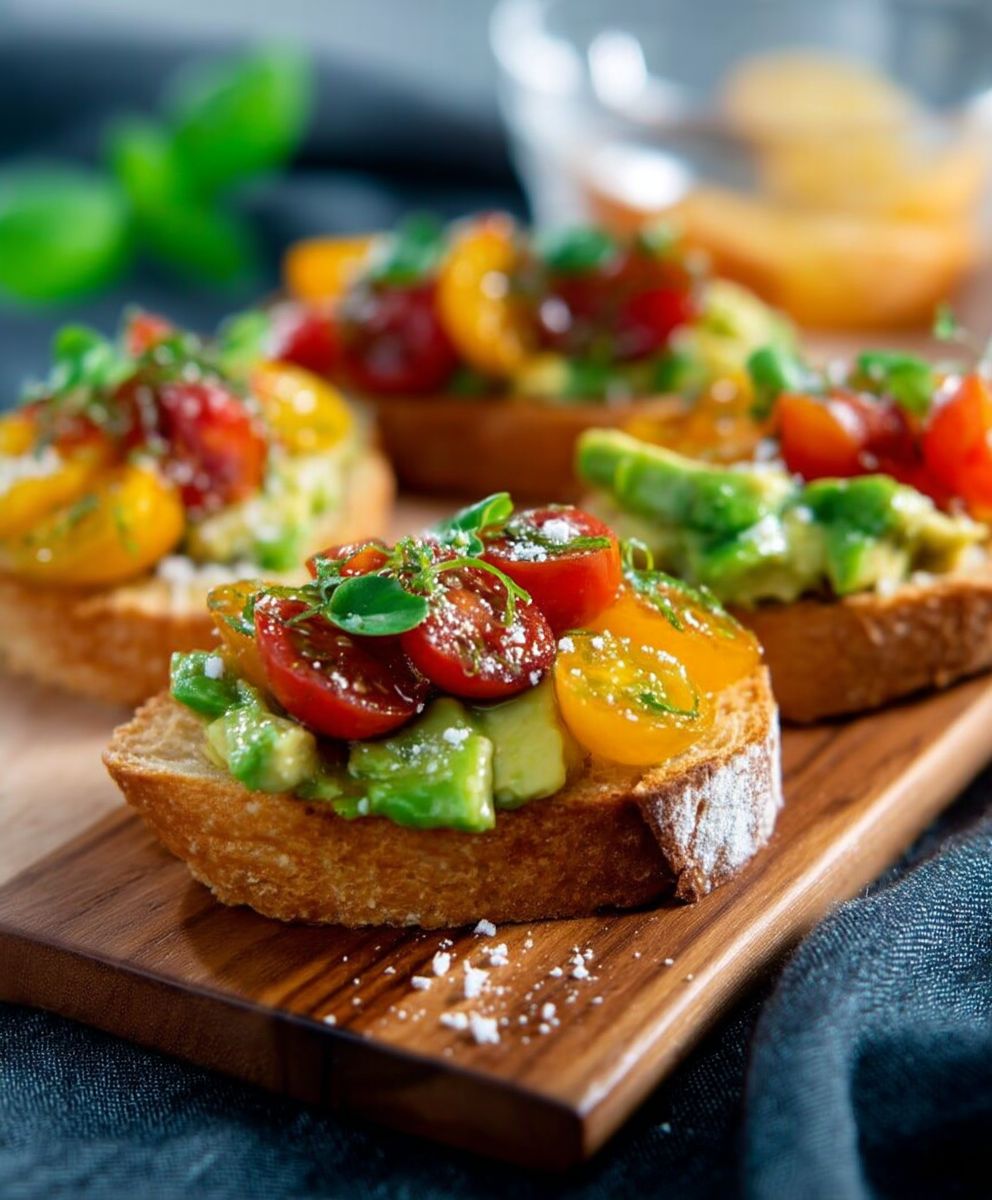 Avocado Bruschetta selber machen