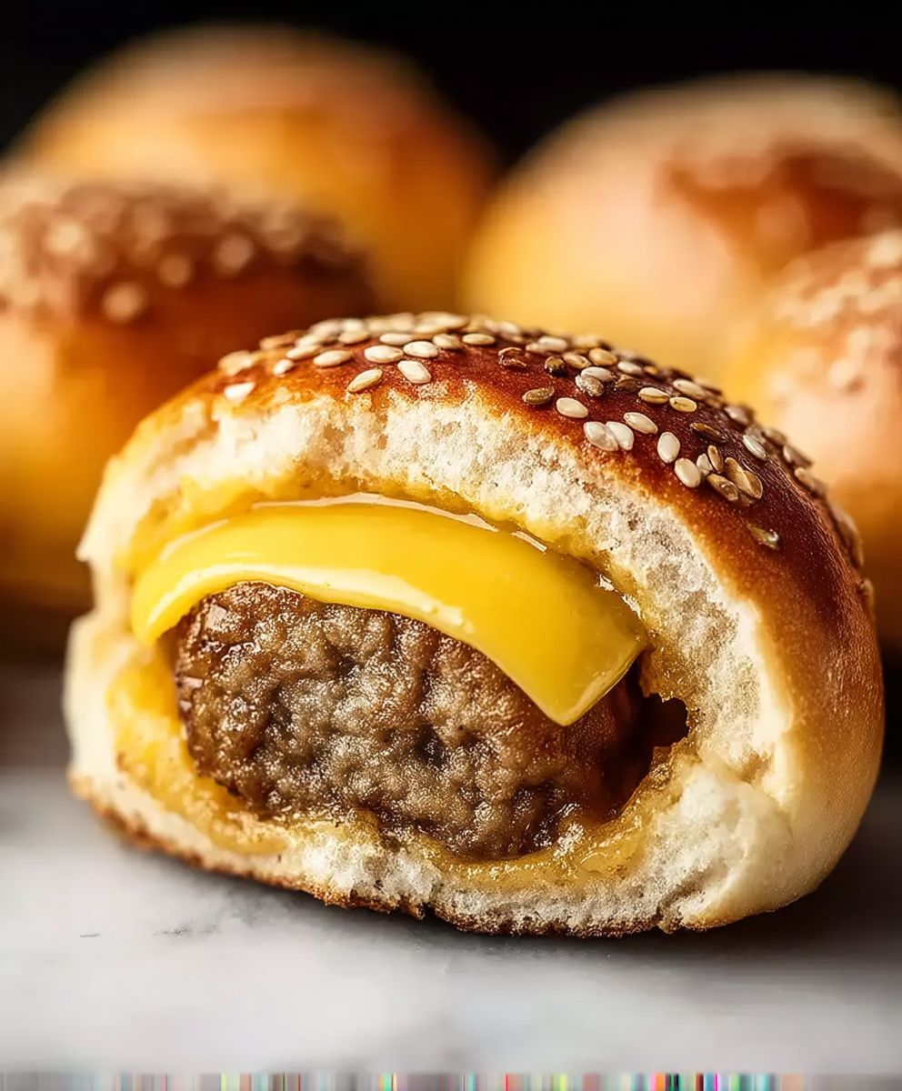 Halal Cheeseburger Fleischbällchen