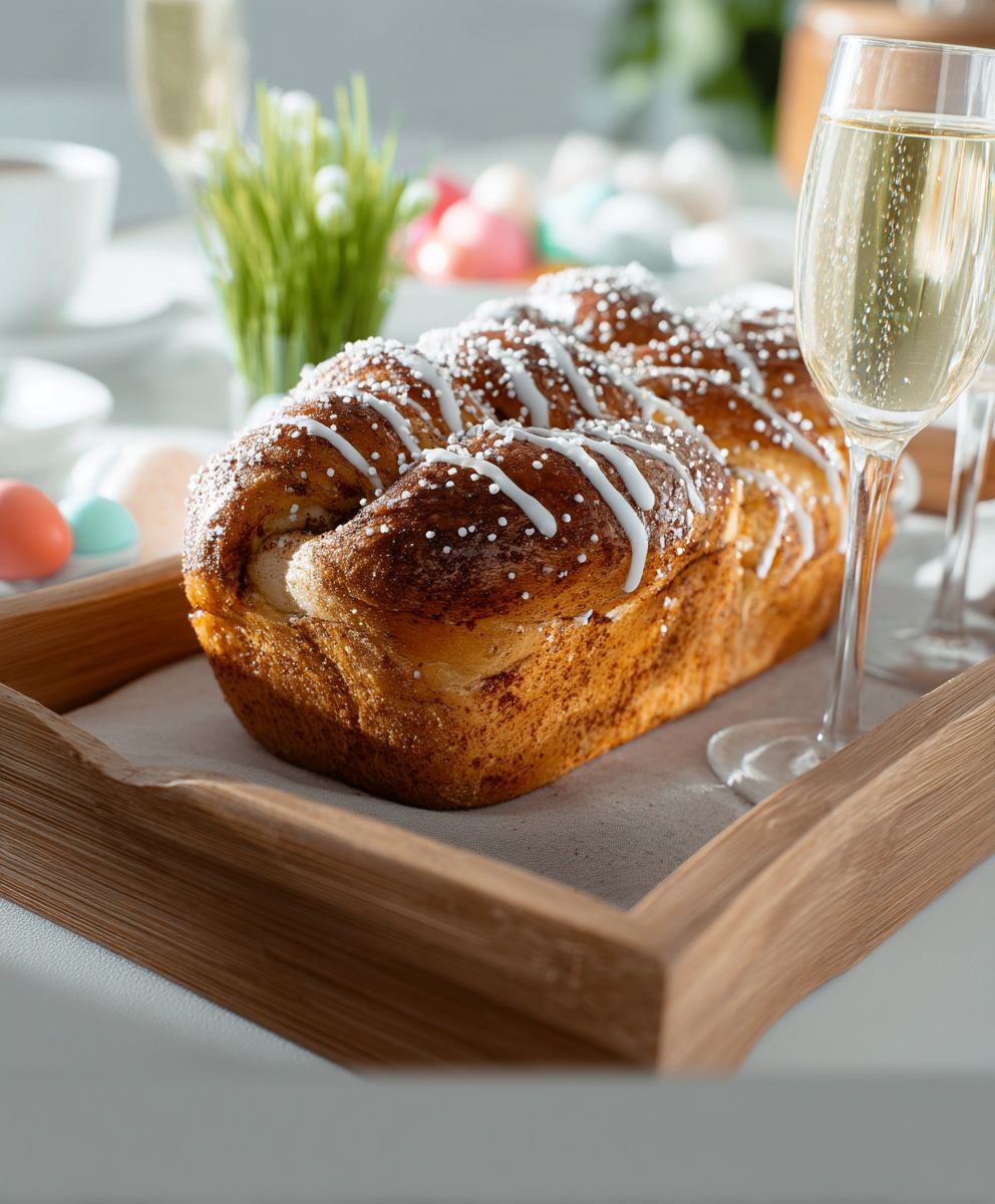 Zimt Hefezopf Osterfrühstück